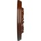 Ekena Millwork Odessa Ceiling Medallion (Canopies up to 2 1/2"), 7 1/2"OD x 1 1/8"P, Burnished Mahogany Crackle CM07ODBMC - alternate 2